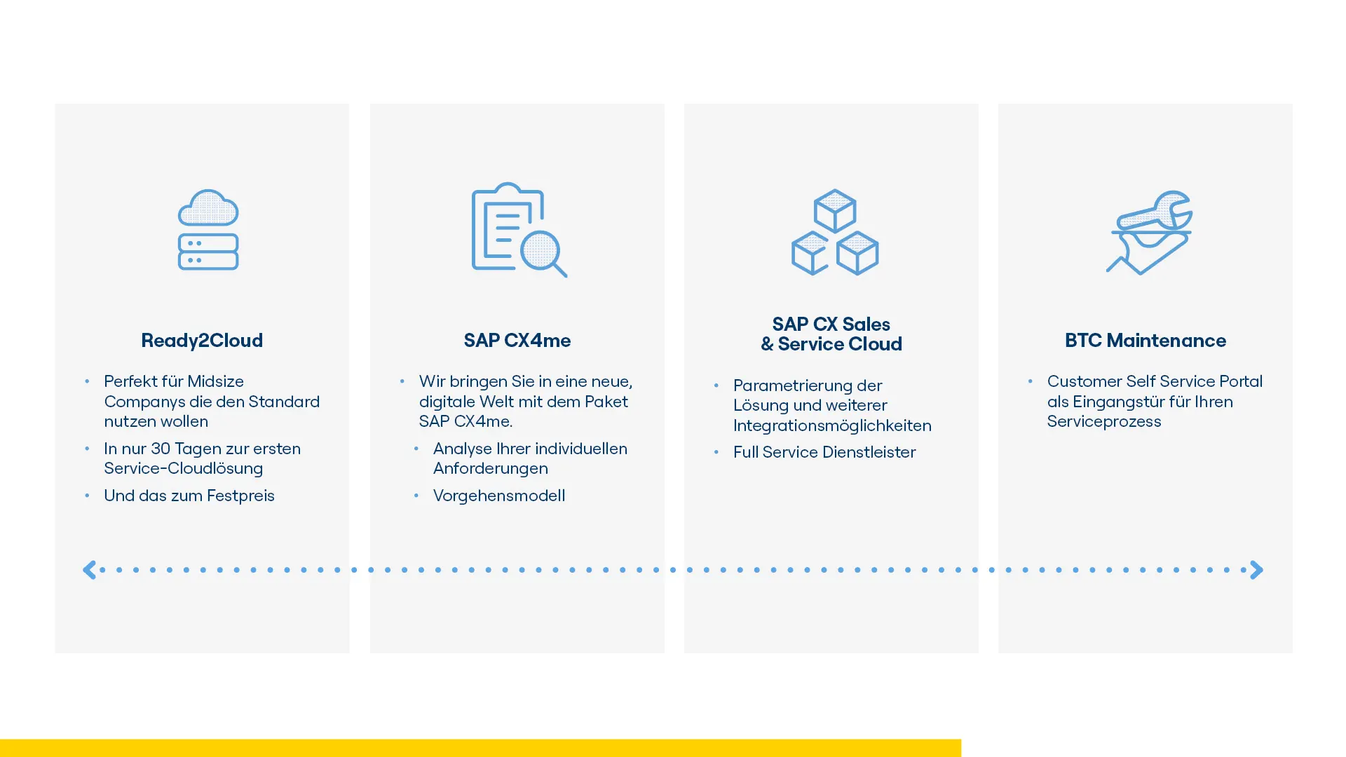 BTC Leistungen SAP Service Cloud 