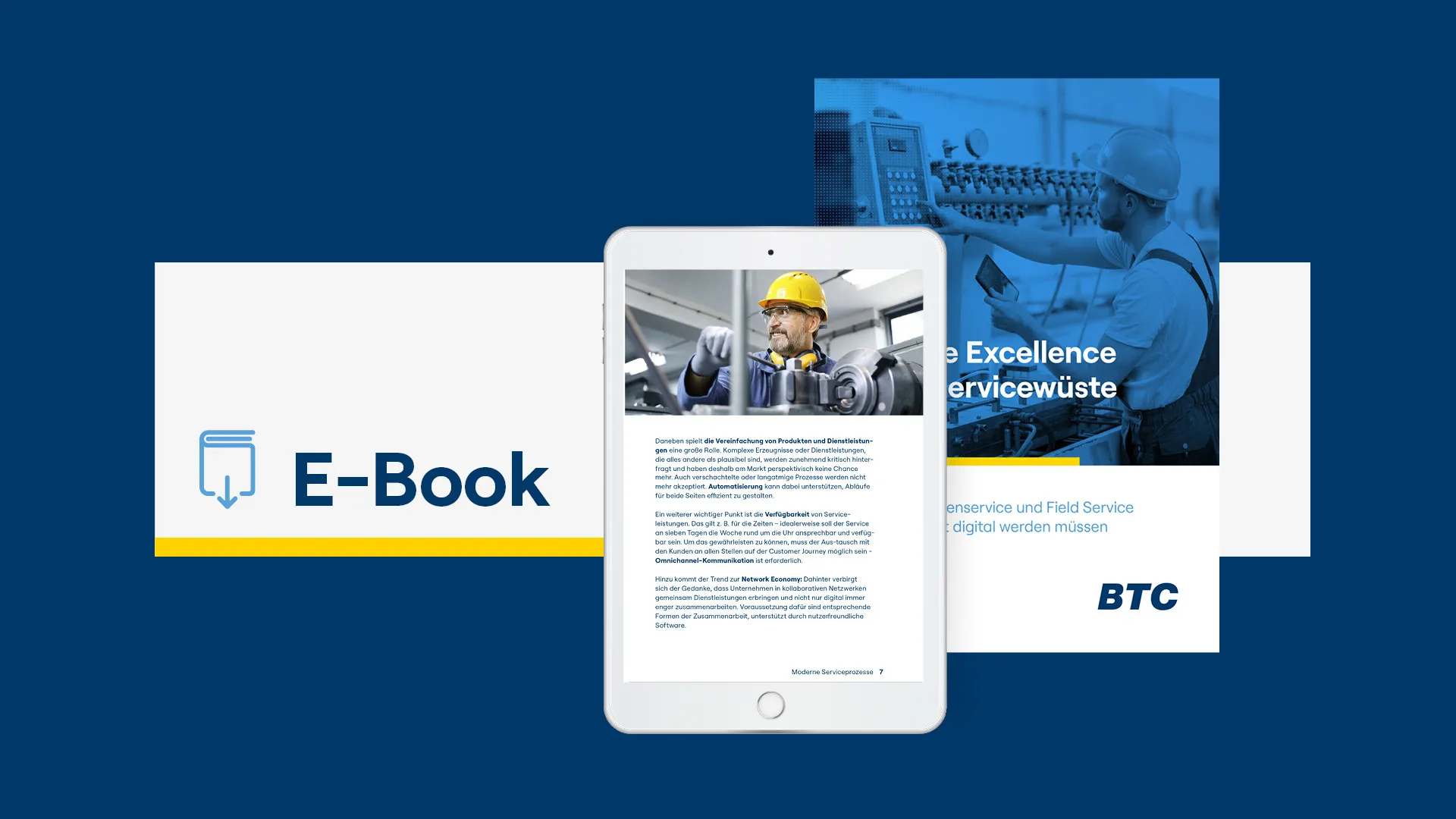 BTC AG - lesen Sie jetzt in unserem eBook, wie Sie mit Digitalisierung in der Instandhaltung Ihre Prozesse verbessern.