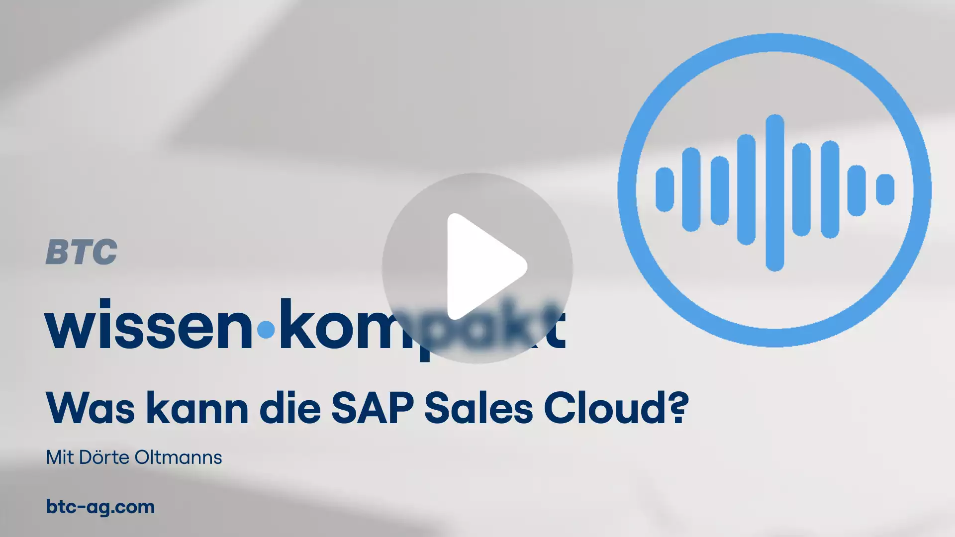 SAP Sales Cloud mit Dörte Oltmanns