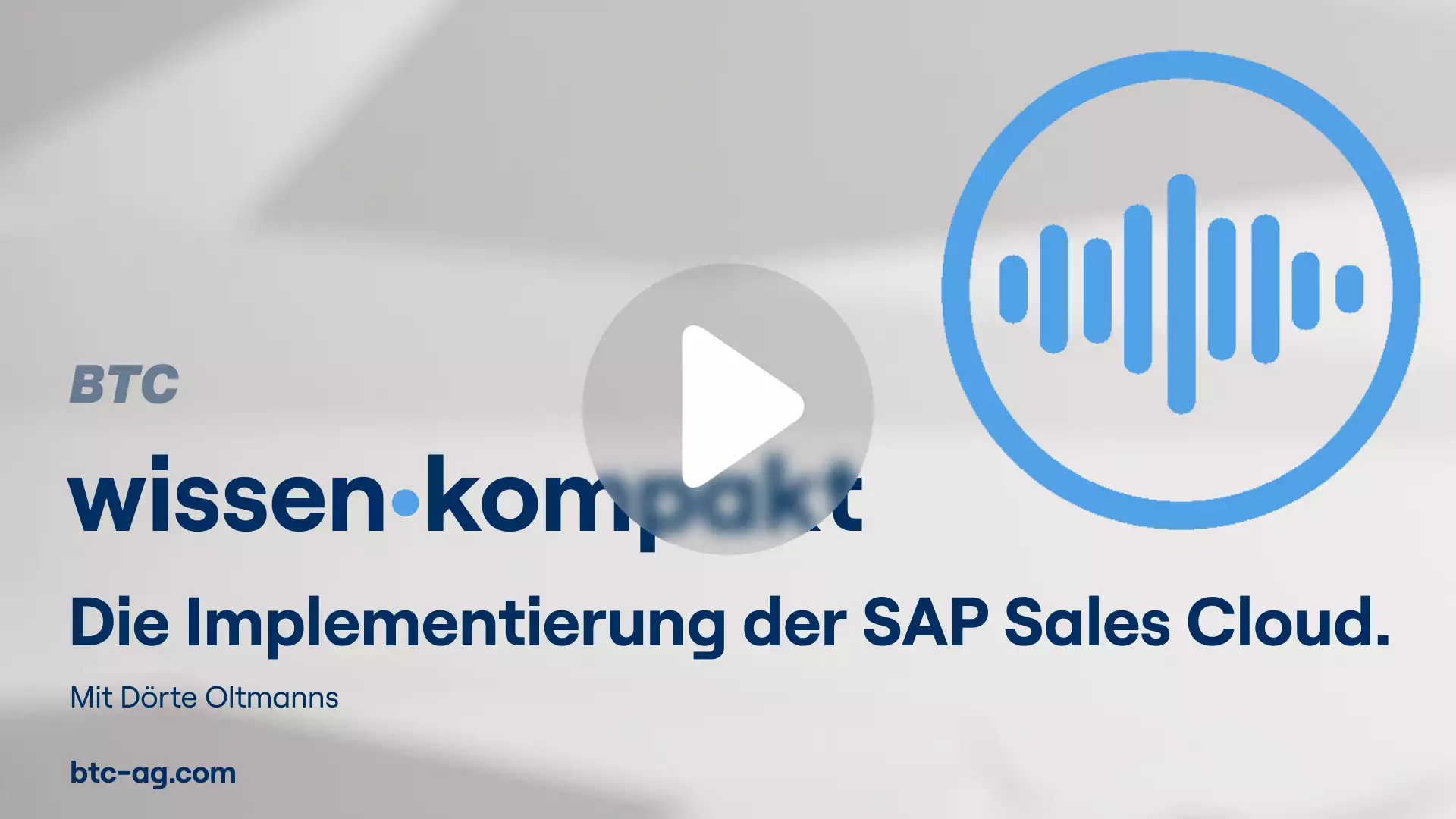 SAP Sales Cloud mit Dörte Oltmanns